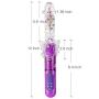USB Charging Lengthen Vibrator, Stretch + Rotation + Vibration + G-spot Stimulation Vibrator Wand, OMGOD Bullet 36-Frequency Rabbit Vibe Clit Masturbation Dildo Female Women Sex Tools Adult Products