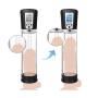 Automatic vacuum penis growth pump, assists male erectile tool sex toys - with 5 suction modes, fast and perfect sex life tools