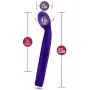 Sleek Multi Speed Curved Tip Vibrator - G Spot Stimulator - Waterproof - Sex Toy for Women - Sex Toy for Couples (Purple) Sleek Multi Speed Curved Tip Vibrator - G Spot Stimulator - Waterproof - Sex Toy for Women - Sex Toy for Couples (Purple)