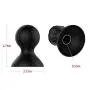 Metal Female Breast Clip, Comfortable Rubber Coated Clamps with Suction Cup fit for Adult Game