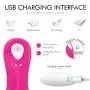 Clitoral Vibrator, G Spot Clit Dildo Vibrators, Waterproof Rechargeable Clitoris Stimulator with 9 Vibration Patterns Sex Toys for Women Clitoral Vibrator, G Spot Clit Dildo Vibrators, Waterproof Rechargeable Clitoris Stimulator with 9 Vibration Patterns Sex Toys for Women