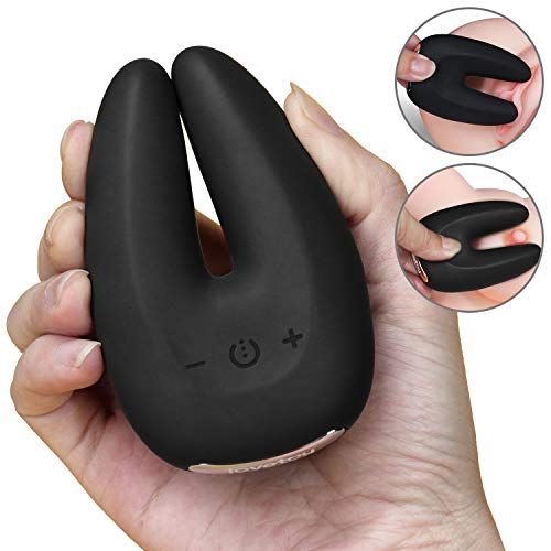 Rechargeable Silicone Rabbit Vibrator Clit Clitoral Vibrator Clitoris Vibrating Bullet Viberate Adult Toy Clitorial Toy for Women G-spot Stimulator (Vibrator)