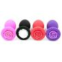 Guiseniour Back Trainer Silicone Rose Plugs Stimulation for Starter Beginner Men Women Have Fun Adult Toys