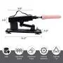 Y-Not Automatic Sex Love Machine Sex Toys Multispeed Adjustable F Machine Thrusting with 8 Attachments Dildo Suction Cup Masturbator Adult Toy