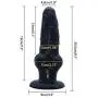 Massaging Vibrant Wand Beginner Anales Trainer Set Men and Women Share Happy Trainer Toys Realistic Silicone Anales Plugs (Color: Black) - R2020D