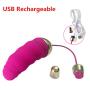 10 Modes USB Rechargeable Waterproof Wireless Personal Small Massager, Powerful Pleasure Mini Silicone Massage, Good Companion for Traveling Women