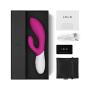 LELO INA Wave Dual-Action, G-Spot and External Massage Vibrator with Motion Movement, Cerise