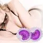 YTYC 2 Pcs Womens Breast Nipple Massager Sexual Dual Shock Vibration Chest Massage Vibratorsï¼ˆpurpleï¼‰