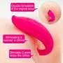 XSEXO Wireless Remote Control Rechargeable Mini Finger U Shape Sucking Massager with Strong Patterns Handsfree USB Waterproof Massager Wand