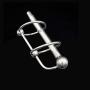 Raycity Stainless Steel Urethral Sound Catheter Stretching Dilator Penis Plug w/ 2 Rings for Male Beginner