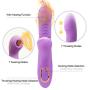 Six Toy with Tongue and Suction Clǐtorals Suctǐon Toy, USB Rechargeable Waterproof Powerful Powerful but Quiet Sucking Toys