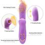 Handheld Silicone Rabbit Vebetor for Women Sucker Powerful Waterproof G Sport Telescopic Dillo Sti-mulator Seax Toy