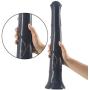 FAAK Realistic Horse Dildo 17inch Huge Thick Animal Black Dildo Anal Plug for Man Sex Toys for Women (Black)