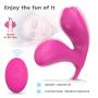 Remote Control Wearable G-Spot Clit Vibrator, 9-Speed Clitoral Dildo Vibrators, Magnetic Rechargeable Waterproof Vagina Anal Stimulation Massager, Masturbation Sex Toys for Women Couples (Pink)