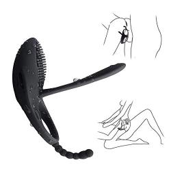 Vibrant O-ring flexible ring male enhanced sports couple fun massage toy - fully elastic and comfortable massage stick, the most authentic massage experience - USB charging and waterproof - travel fr