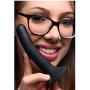 Strap U Silicone Strap On Dildo, Black, Small
