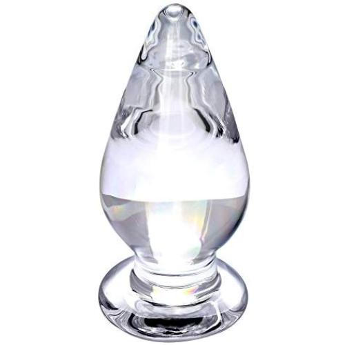 Anal Plug Crystal Glass Transparent Dilido SM Prostate G-spot Pleasure Anal Butt Plug Stimulator Style A