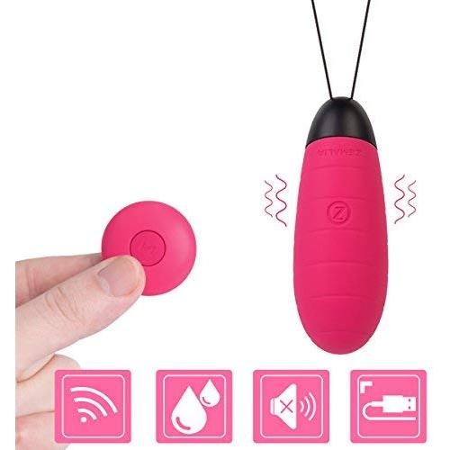 Zemalia Kegel Balls Ben Wa Balls Dual 5 Speeds Wireless Remote Control - Vibrating Bullet Egg Sex Toys for Couple Beginners Vibe