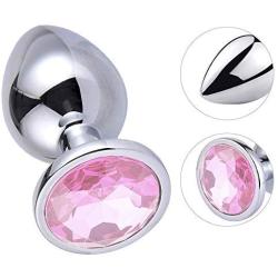 Double Color 3 Pcs Sensuality Stainless Steel Anal Butt Plug Fantasy Sex Restraints Sex Toys Love Game Trainer Vibrating