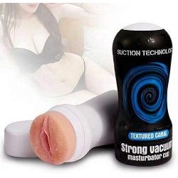 Pocket Pussy Adult Sex Toys Stroker - Silicone Male Masturbator Cup Masturbation Toys with 3D Realistic Textured Pocket Vagina Pussy for Men Real-Life Touch and Feeling, Flesh