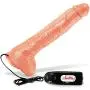 LeLuv Vibrator 10 Inch Realistic Veiny Penis with Suction Cup Thick Long Beige LeLuv Vibrator 10 Inch Realistic Veiny Penis with Suction Cup Thick Long Beige