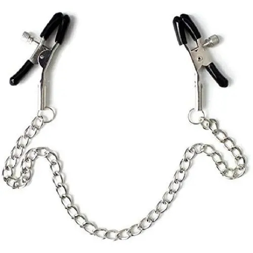 Bull Nose Stainless Steel Clamps with 12 inch Chain Bull Nose Stainless Steel Clamps with 12 inch Chain