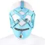 SHWSM Sex Black Leather Costúme Mask Hood Colsed Headgear HarneSex Toy Mouth Bala Chaǐn Mask SHWSM Sex Black Leather Costúme Mask Hood Colsed Headgear HarneSex Toy Mouth Bala Chaǐn Mask