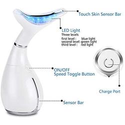 Facial Neck Massager Anti-Wrinkle,Neck and Face Lifting Massager Vibration Skin Tighten Reduce Double Chin Anti-Wrinkle Remove Device