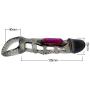 Sexbaby Reusable Vibrating Penis Sleeve Cock Ring Erection Enhancer (Black)