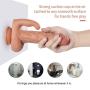 jiayang 8.4 Inch,Silicone Jelly,Lightweight,Realistic,Massage Toy,Flesh,Toys,with,Powerful Suction Cup Version,for,Ladies,Flesh