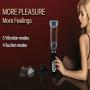 Lfcmf Electric Automatic Pê-ni? Pump Vacuum Pump for Man Toys for Men - 5 Vibration Modes, 4 Sucking Modes, 3 Voice Functions