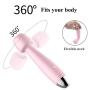 Personal Wand Massager, Weyes Mini Waterproof Rechargeable Personal Massager with 10 Multi Vibration Frequencies for Therapeutic Muscle Aches and Sports Recovery Whisper Quiet