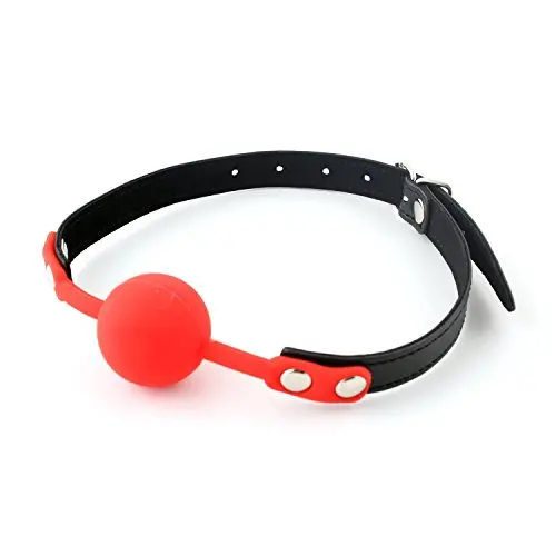 Ball Gag Silicone Red Gag Ball Gag Silicone Red Gag