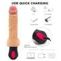 Huge-Vibratòr with 12 Speeds Rotating Vibrating Hands Free Play for Women