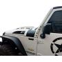 Hooke Road Star Logo Cowl Side Body Armor Corner Cover Decals for 2007-2018 Jeep Wranger & Wrangler Unlimited JK