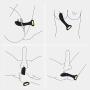 Omi Vibrating Anal Plug and Prostate Massager - Multi-Speed G-spot Vibrator for Men Women or Couples