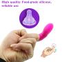 Quiet Vibrantor for Women T-Shirt 3 Pieces of Fun Finger Sets, Stimulation C-lítoris Silicone Waterproof Fingertips Mini Massager by Teanmy