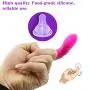 Quiet Vibrantor for Women T-Shirt 3 Pieces of Fun Finger Sets, Stimulation C-lítoris Silicone Waterproof Fingertips Mini Massager by Teanmy