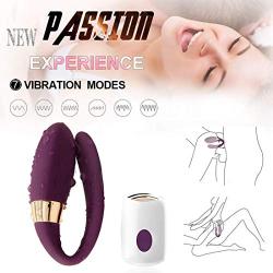 TYSJCSY 7 Frequency U-Shape Couple Love Sti-mulation Promote Toys Sport Tool USB Rechargeable Silicone Couples Wand Massage