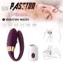 TYSJCSY 7 Frequency U-Shape Couple Love Sti-mulation Promote Toys Sport Tool USB Rechargeable Silicone Couples Wand Massage
