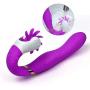 Personal Massager - Waterproof USB Rechargeable Vibrating Power Wand Massager - LONOVE Silicone 12 Speed G Spot Vagina and Clitoris Vibrating Vibrator Sex Toy for Women or Couples (Purple)