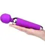 Sexy Slave Rechargeable and Waterproof Silicone Vibrator - 10 Function - Cordless Neck & Shoulder Portable Wand Body Massager,Best for Men,Women or Couples,Purple Sexy Slave Rechargeable and Waterproof Silicone Vibrator - 10 Function - Cordless Neck & Shoulder Portable Wand Body Massager,Best for Men,Women or Couples,Purple