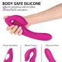 DDapen Dual Motor Rechargeable 10 Speeds V-ágǐná Strapless Strápǒn Vǐbrádǒr Double Vǐbráting Lěsbǐán Remote Control Massager