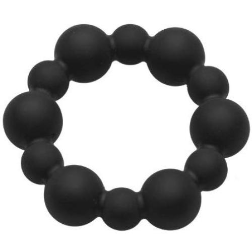 Master Series Shadow Silicone Beaded Constriction Ring