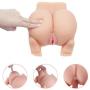 Pussy Ass Doll - 3D Realistic Silicone Vagina Anal Pussy Male Masturbator - LONOVE Lifelike Sex Doll for Men Masturbation Adult Toy (8.3 x 7.9 x 3.9 Inches)