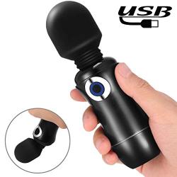 Mini Wand Massager, Rechargeable Personal Massage Wand with 7 Vibration Modes, REVO Waterproof & Cordless Travel Gift for Neck Shoulder Back Body Massage, Sports Recovery & Muscle Aches