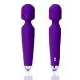 ZOYOL Personal Wand Massager, Cordless Wand Massager, Wireless Wand Massager Waterproof, Wireless Handheld Full Body Wand Massager with 50 Powerful Patterns for Back Neck Shoulder Legs Massage, Purple ZOYOL Personal Wand Massager, Cordless Wand Massager, Wireless Wand Massager Waterproof, Wireless Handheld Full Body Wand Massager with 50 Powerful Patterns for Back Neck Shoulder Legs Massage, Purple