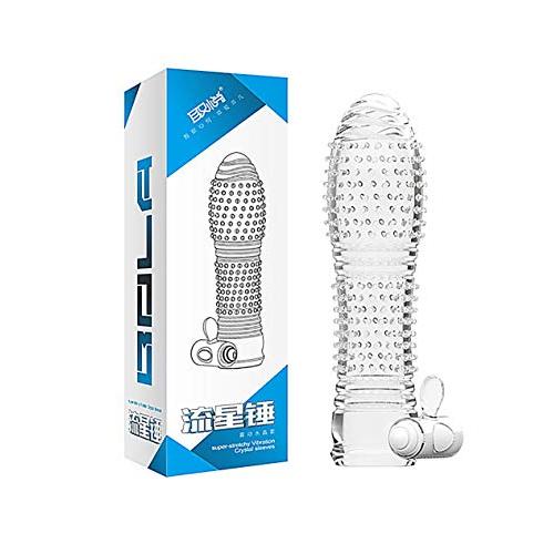 Love Fly Crystal Condom Cover Enlarger Extender Reusable Condom Sleeve Case Pumps Enlargers for Men Women and Couples New Love Fly Crystal Condom Cover Enlarger Extender Reusable Condom Sleeve Case Pumps Enlargers for Men Women and Couples New