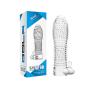 Love Fly Crystal Condom Cover Enlarger Extender Reusable Condom Sleeve Case Pumps Enlargers for Men Women and Couples New Love Fly Crystal Condom Cover Enlarger Extender Reusable Condom Sleeve Case Pumps Enlargers for Men Women and Couples New