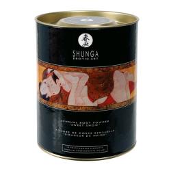 Shunga Sweet Snow Body Powder, Cherry, 8-Ounce Plastic Jar